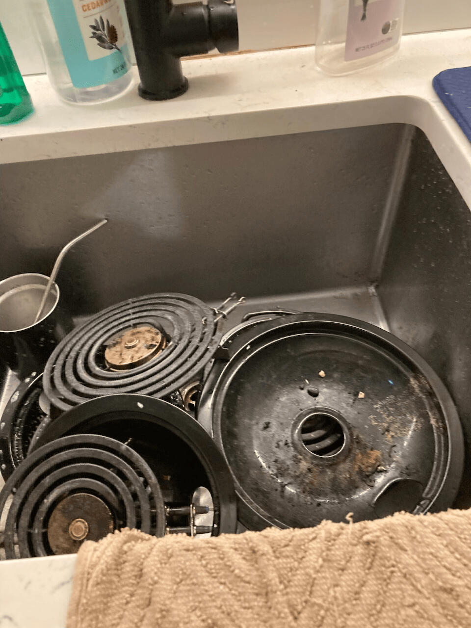 Stove Burners - BEFORE