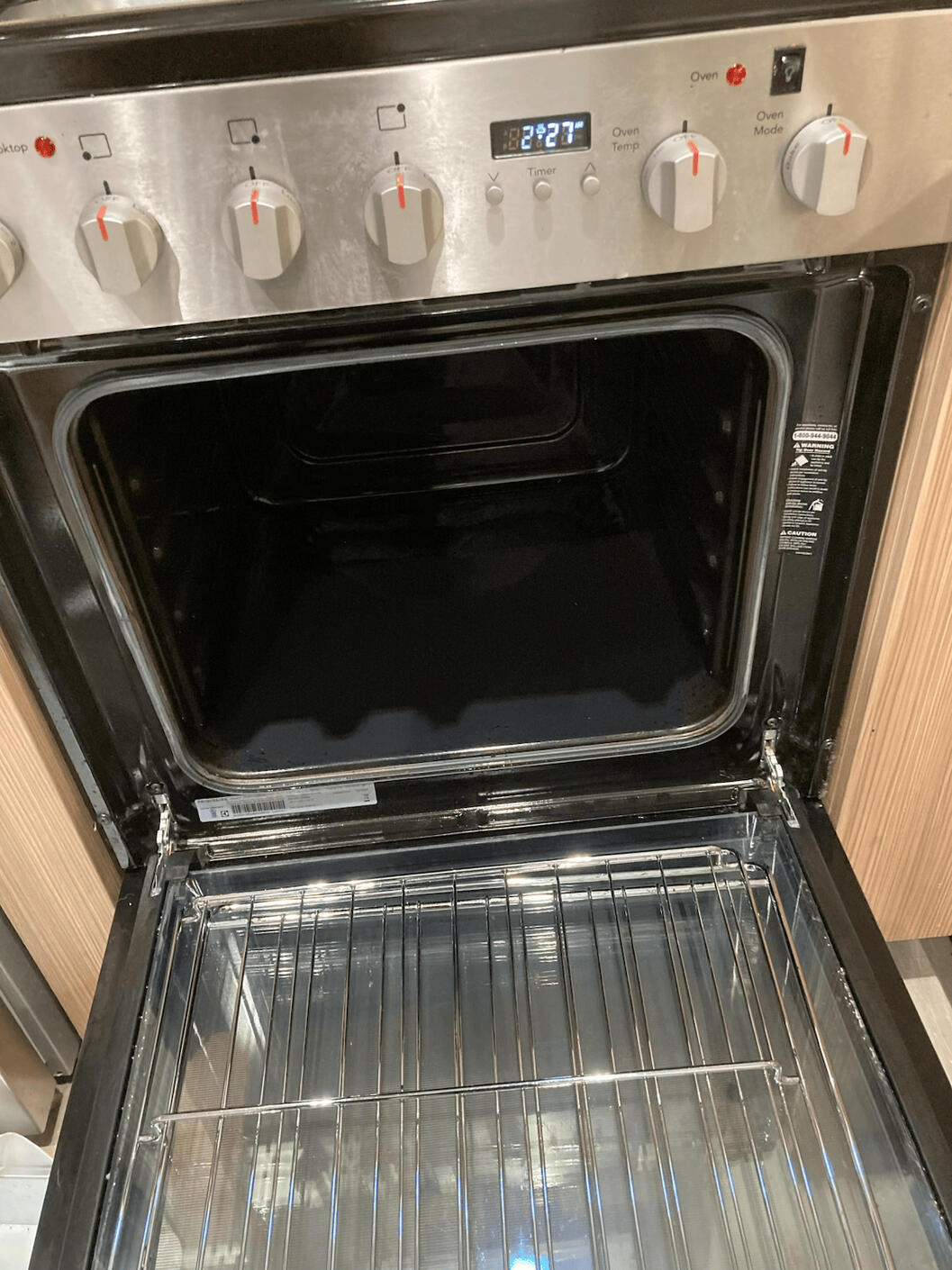 Oven Front Glass - AFTER